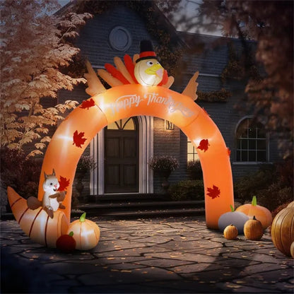 US Local Christmas Inflatable Gingerbread House Archway