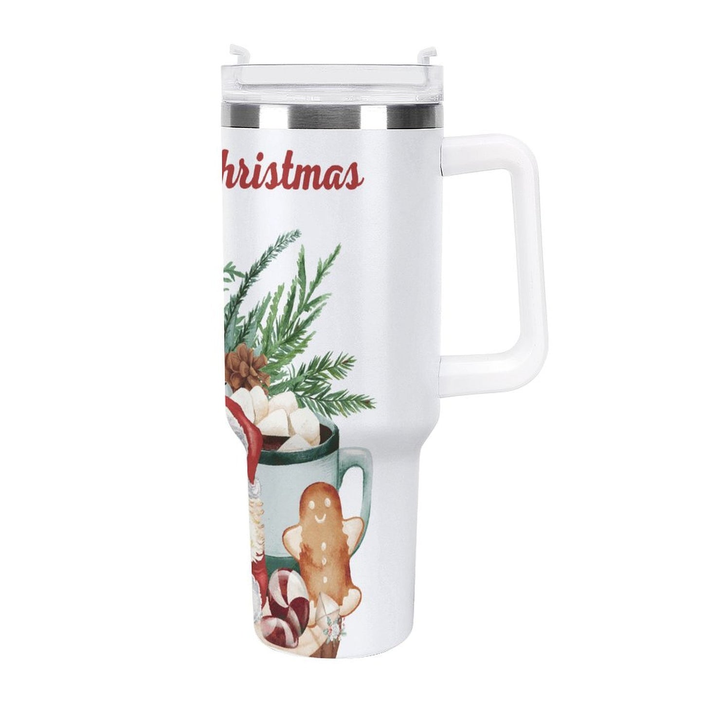 PHDT00340 POD US Local Tumbler 40 oz Large Capacity Car Cup Christmas, Santa Claus