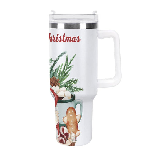 PHDT00340 POD US Local Tumbler 40 oz Large Capacity Car Cup Christmas, Santa Claus
