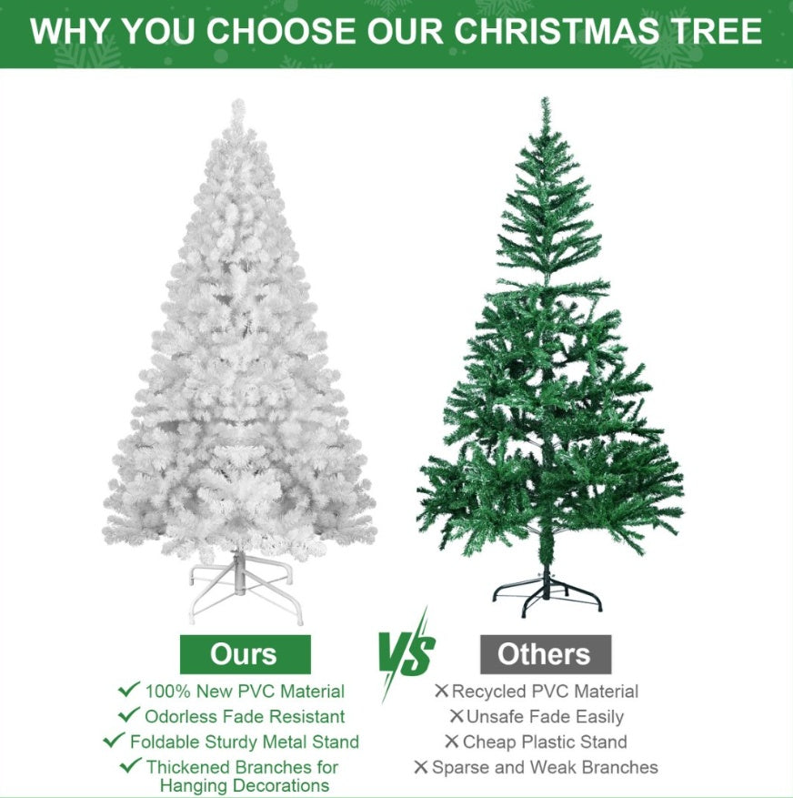 US Local White Christmas Tree