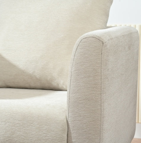 US Local Upholstered Armchair With Solid Wood Legs