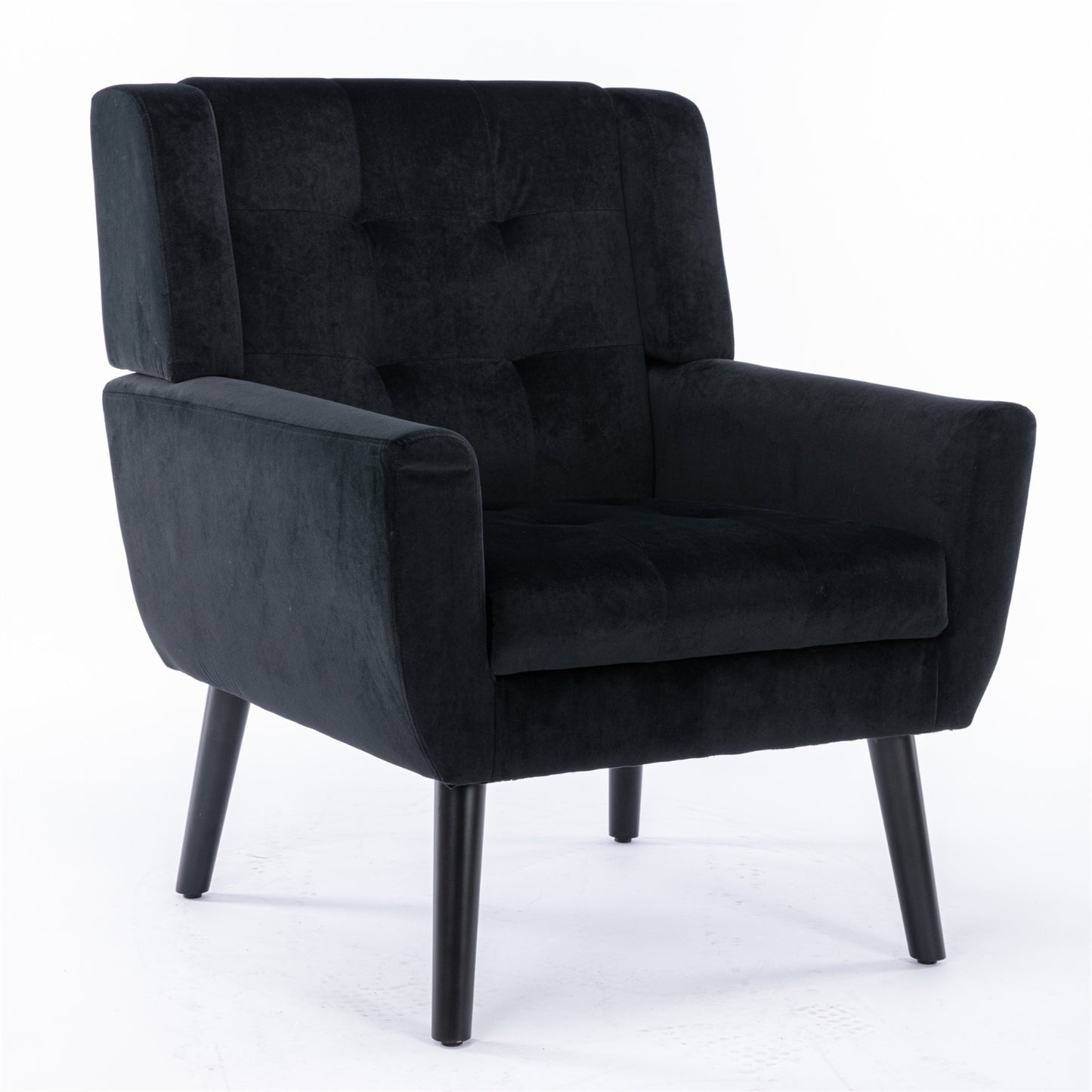 US Local Modern Soft Velvet Ergonomic Accent Chair For Living Room, Bedroom - Home Chair