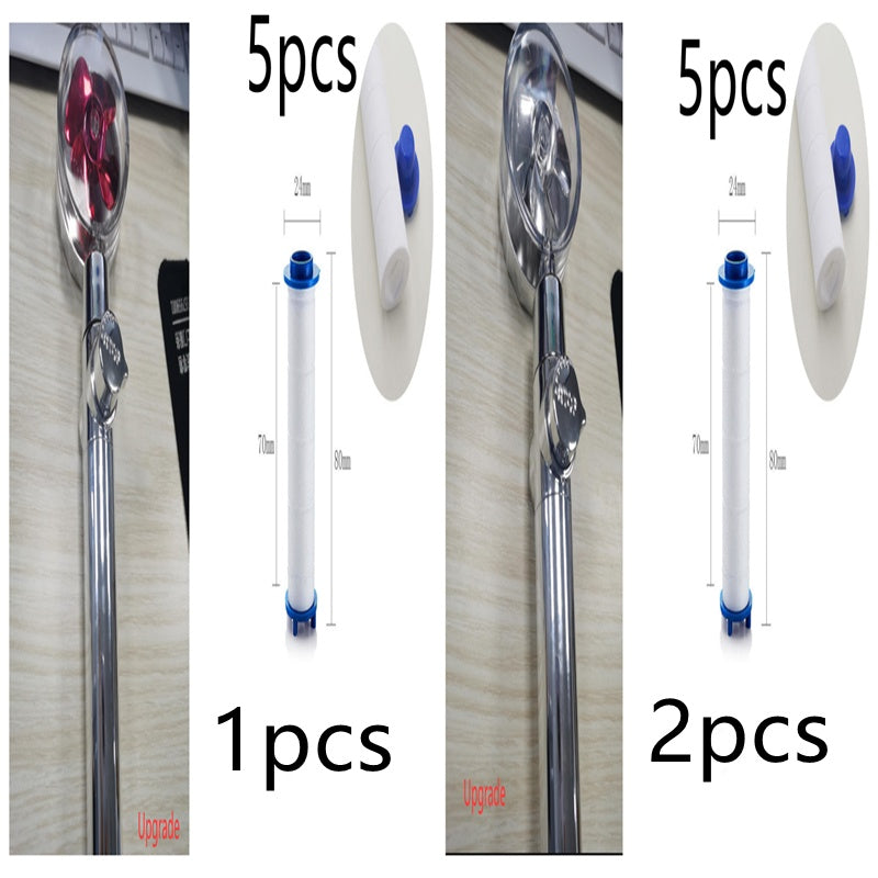 Turbo Propeller Shower Head Water Saving High Preassure Flow 360 Degrees With Fan Extension Showerhead Rainfall With Holder