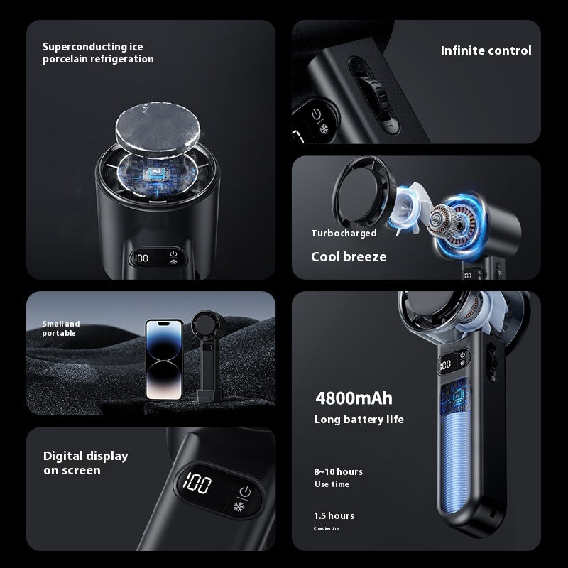 US Local Large Wind Handheld Mini Little Fan