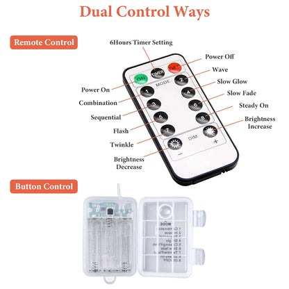 US Local 3.28FT Spider Web Light With Hairy Spider 70LED Battery Powered Remote Control 8 Lighting Modes Glowing Outdoor Indoor Wall Halloween Decoration