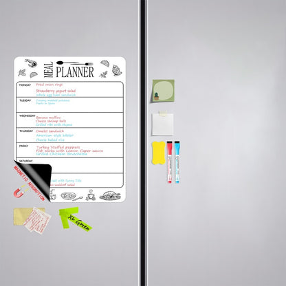 US Local Magnetic Fridge Message Board, Having A Super Large Writing Area And Made With Fine Craftsmanship, An Essential Single Item For The Kitchen.