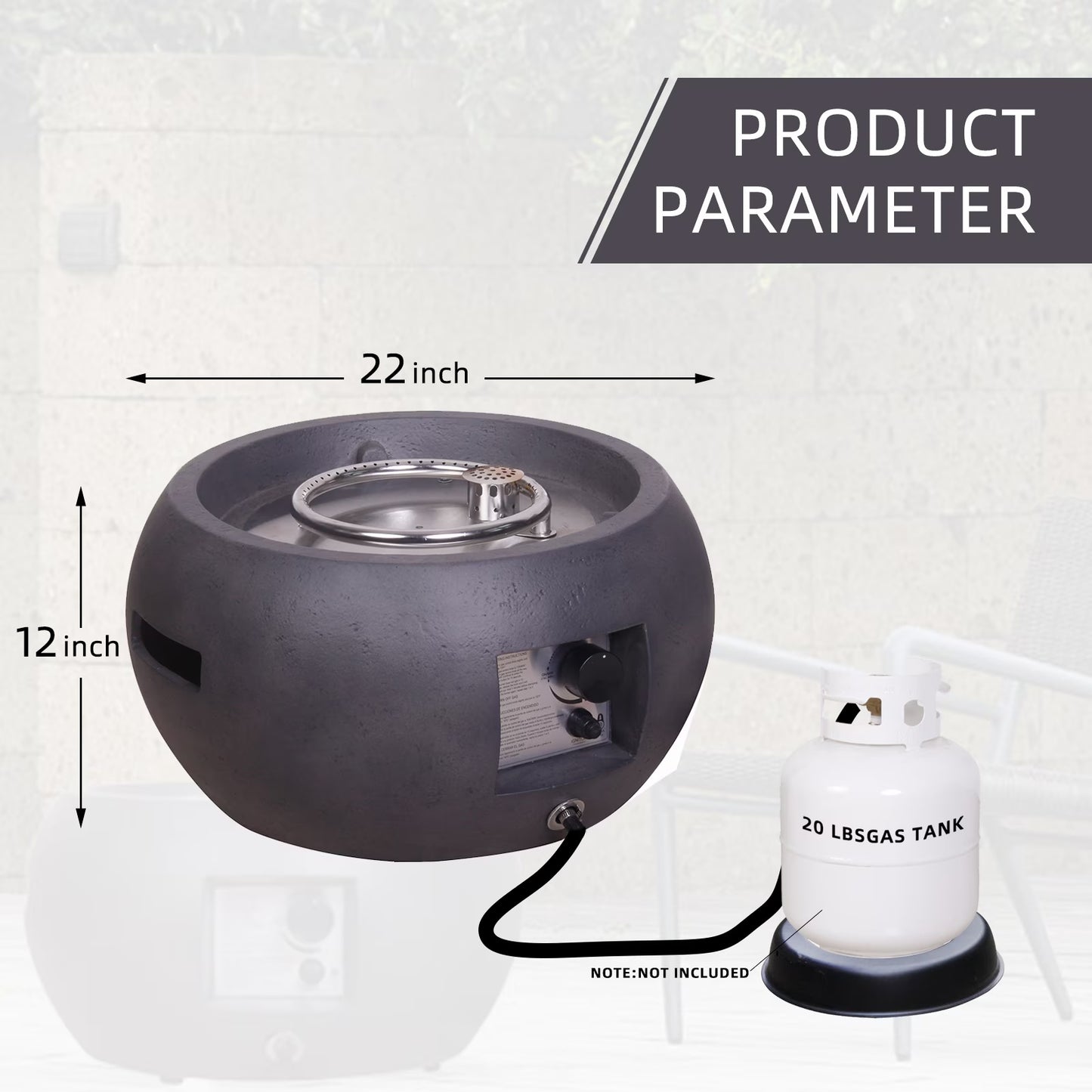 US Local Propane Outdoor Fire Pit