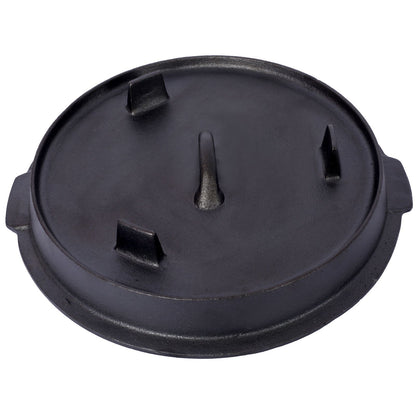 US Local Outdoor Camping Deep Pot For Camping Fireplace Cooking Barbecue Baking Campfire With Leg Base