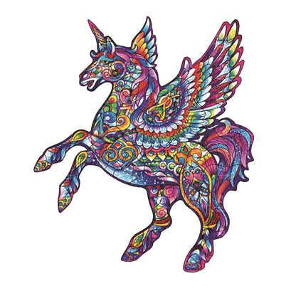 US Local Each Piece Is Animal Shaped Christmas Gift Colorful Elephant Turtle Wooden Jigsaw Puzzles