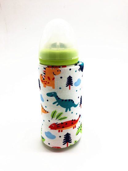 US Local USB Milk Water Warmer Travel Stroller Insulated Bag Portable Baby Nursing Bottle Heater Cover Baby Food Warmer Bottle Warmer