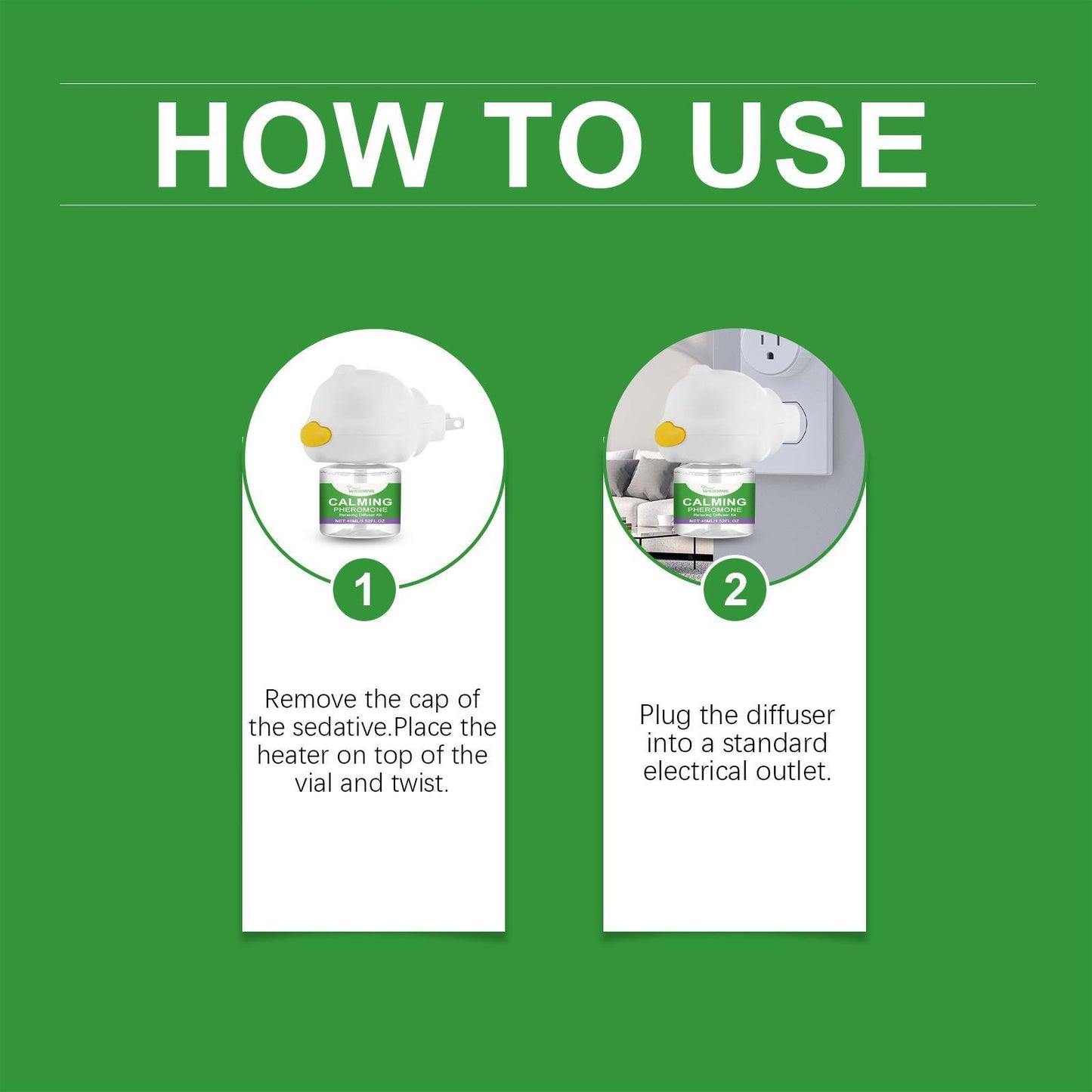 US Local Yegebang Cat Emotional Care Set Pet Cat Soothing Calm Estrus Irritability Mood Noise Reduction Care