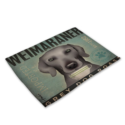 Nordic cartoon animal series placemat