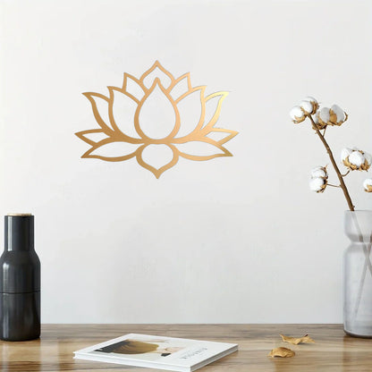 US Local Stunning Large Lotus Metal Wall Art ¨C Modern Living Room Decor & Fabulous Bridal Shower Gift.Wall Sculptures-