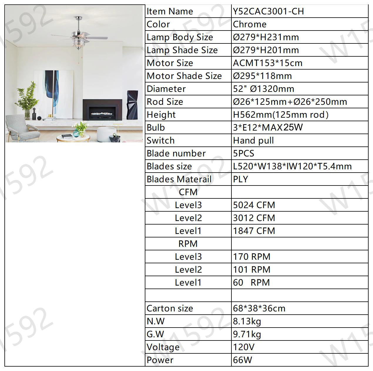 US Local 3-Light Chrome Drum Shade LED Ceiling Fan Remote, Traditional Farmhouse Rustic Industrial Bohemian Country Cottage Transitional Glam For Home, Kitchen, Living Room