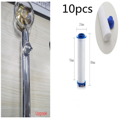 Turbo Propeller Shower Head Water Saving High Preassure Flow 360 Degrees With Fan Extension Showerhead Rainfall With Holder