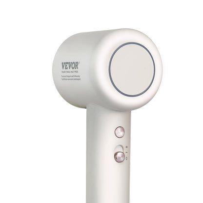 US Local VEVOR High-Speed Hair Dryer With 102,000RPM Brushless Motor, 200 Million Negative Ions Hair Blow Dryer, 3-Color Temp LED Lights & 2 Speeds, Lightweight Hairdryer With Diffuser & Nozzle For Home Travel