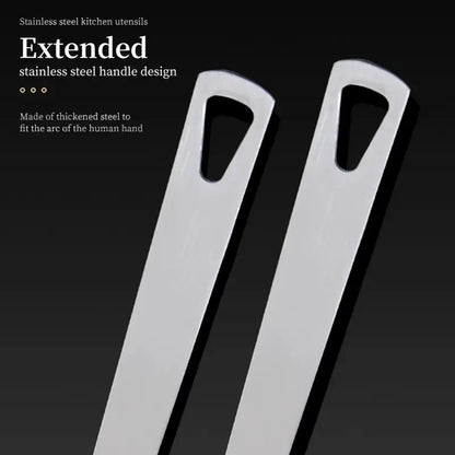 US Local High Quality 5-piece Cooking Utensil Set - Stainless Steel Handle And Nylon Faucet, Non Stick Pan, Heat-resistant, Suitable For Home Use, Kitchen Gift, USPS Shipping, Supports Self Pickup