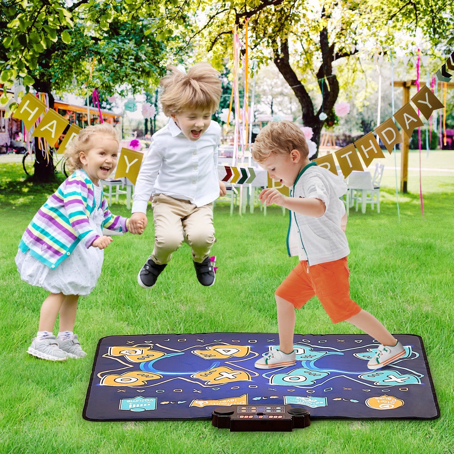 US Local VEVOR Dance Mat For Kids Dance Pad Toys Two Player Gift For 3  Year Old Girls