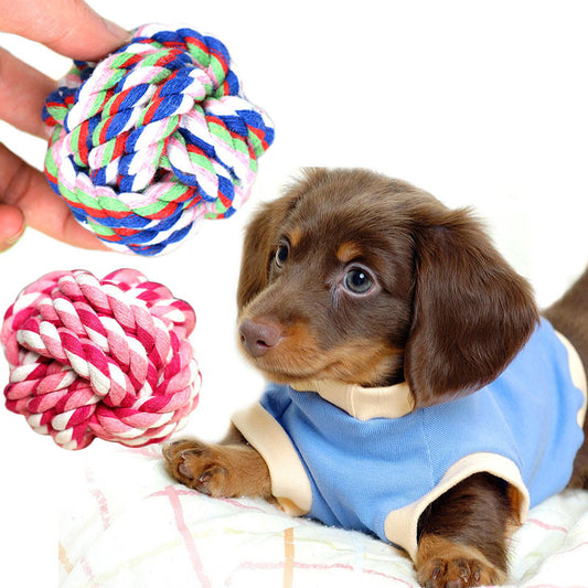 US Local Pet Toy Cotton Rope Ball