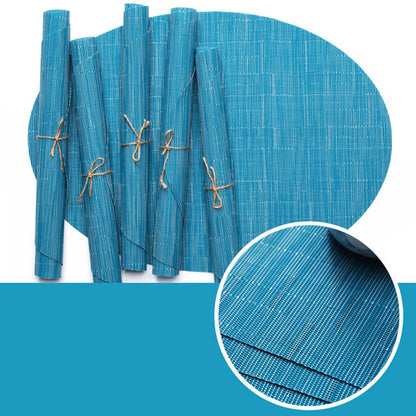 Teslin bamboo pattern western placemat