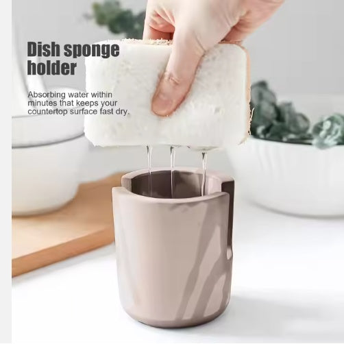 US Local Diatom Mud Sponge Rack Kitchen & Bathroom Sink Caddy For Sponges Scrubbers