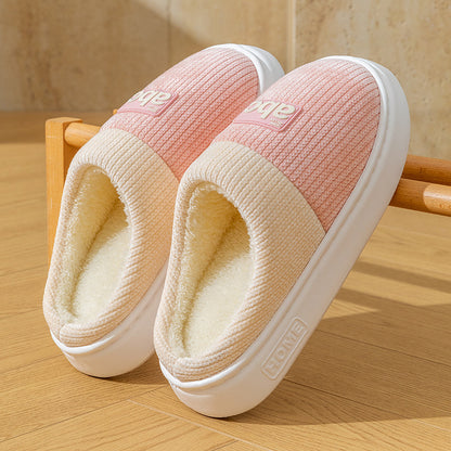 Women's Indoor Lightweight Thermal Cotton Slippers