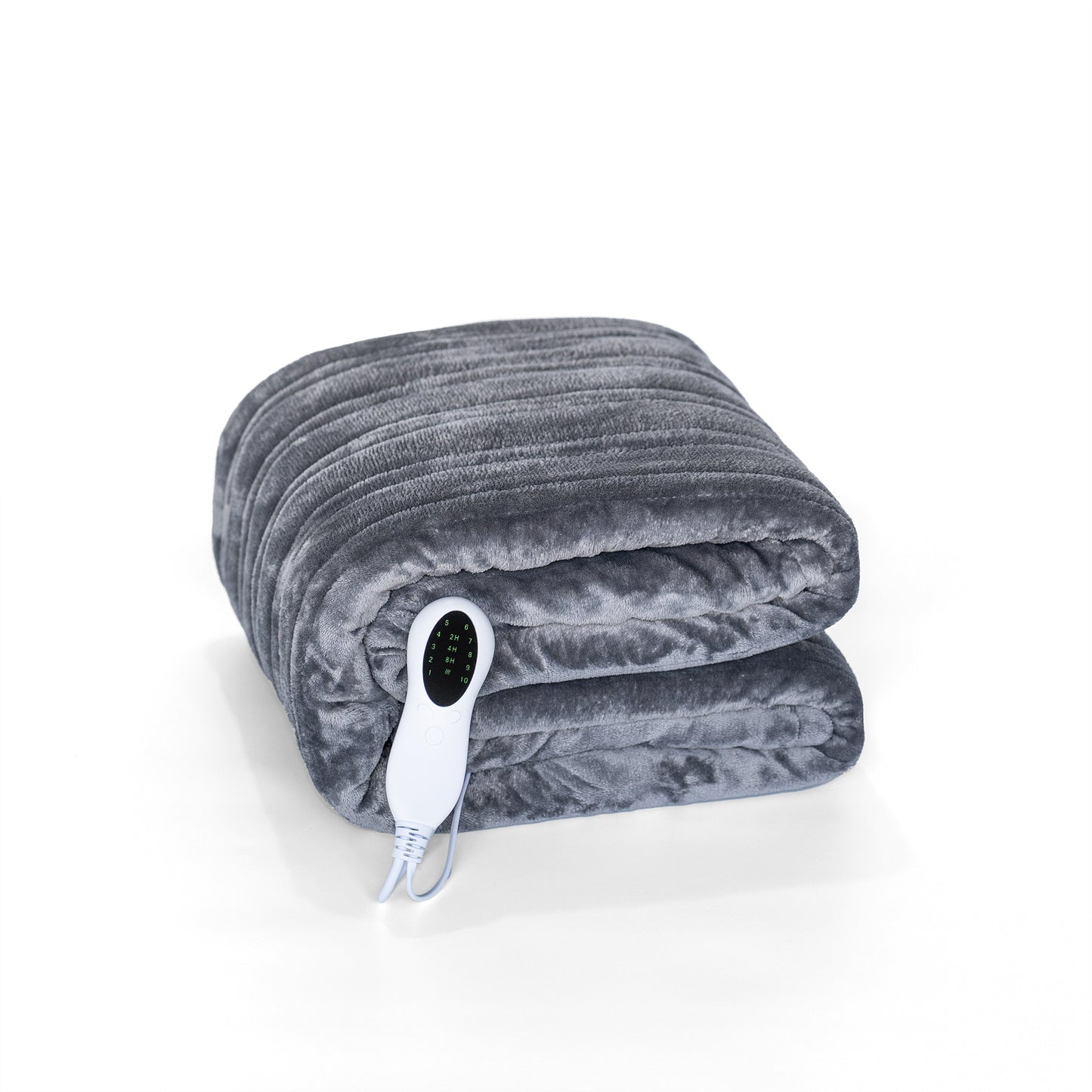 US Local Heated Blanket Queen Size With Dual Zone Control - 10 Heat Settings Electric Throw Blanket With Automatic Shut Off Timer, Machine Washable Soft Flannel
