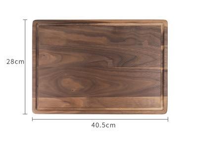 US Local Black Walnut Wood Cutting Board Creative Whole Tray Fruit Chopping Cutting Board Wood Chopping Blocks For Kitchen