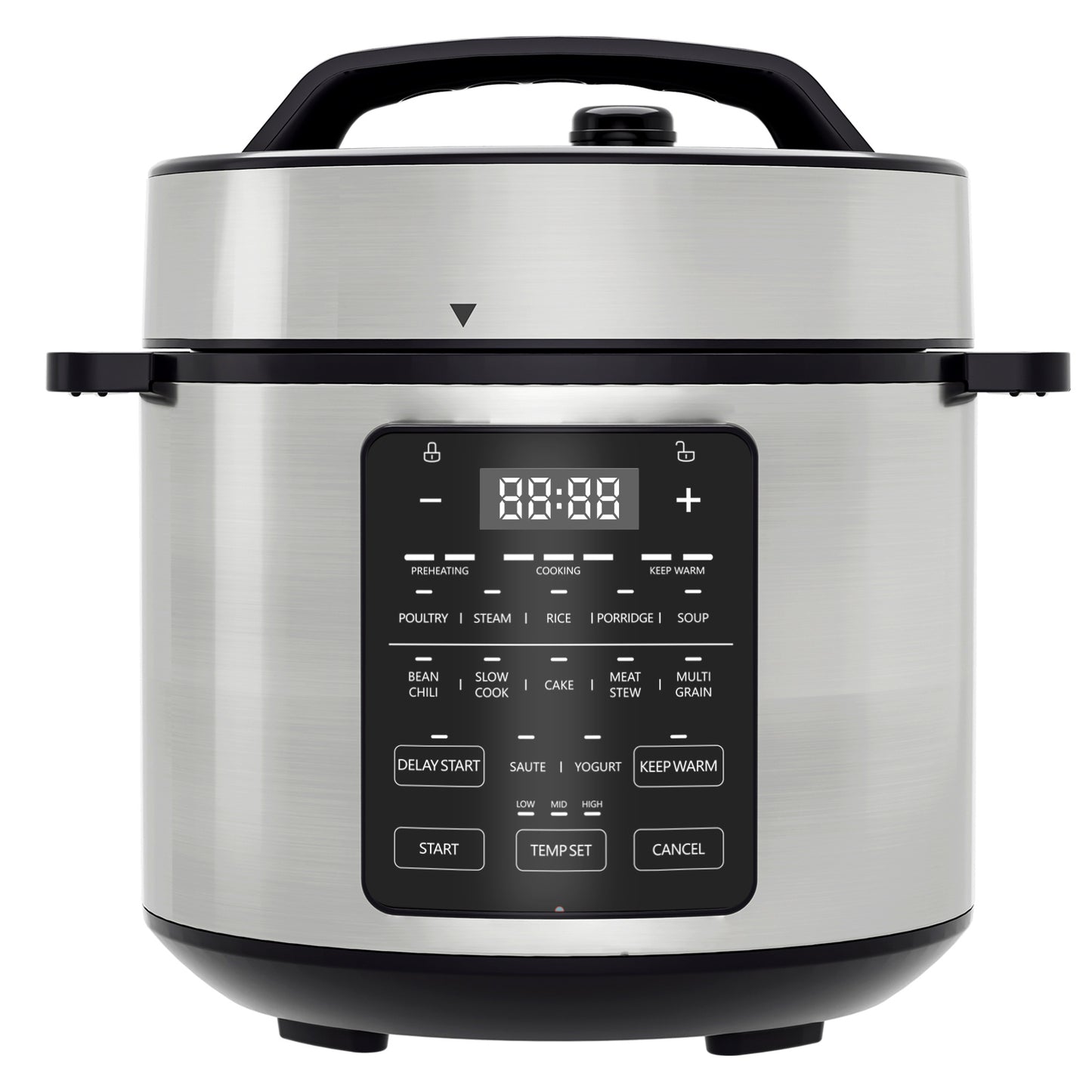 US Local 9 In 1 Electric Pressure Cooker, Warmer & Sterilizer, Saute, Slow Cooker, Rice Cooker, Multi-Functional Smart Pot