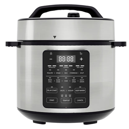 US Local 9 In 1 Electric Pressure Cooker, Warmer & Sterilizer, Saute, Slow Cooker, Rice Cooker, Multi-Functional Smart Pot