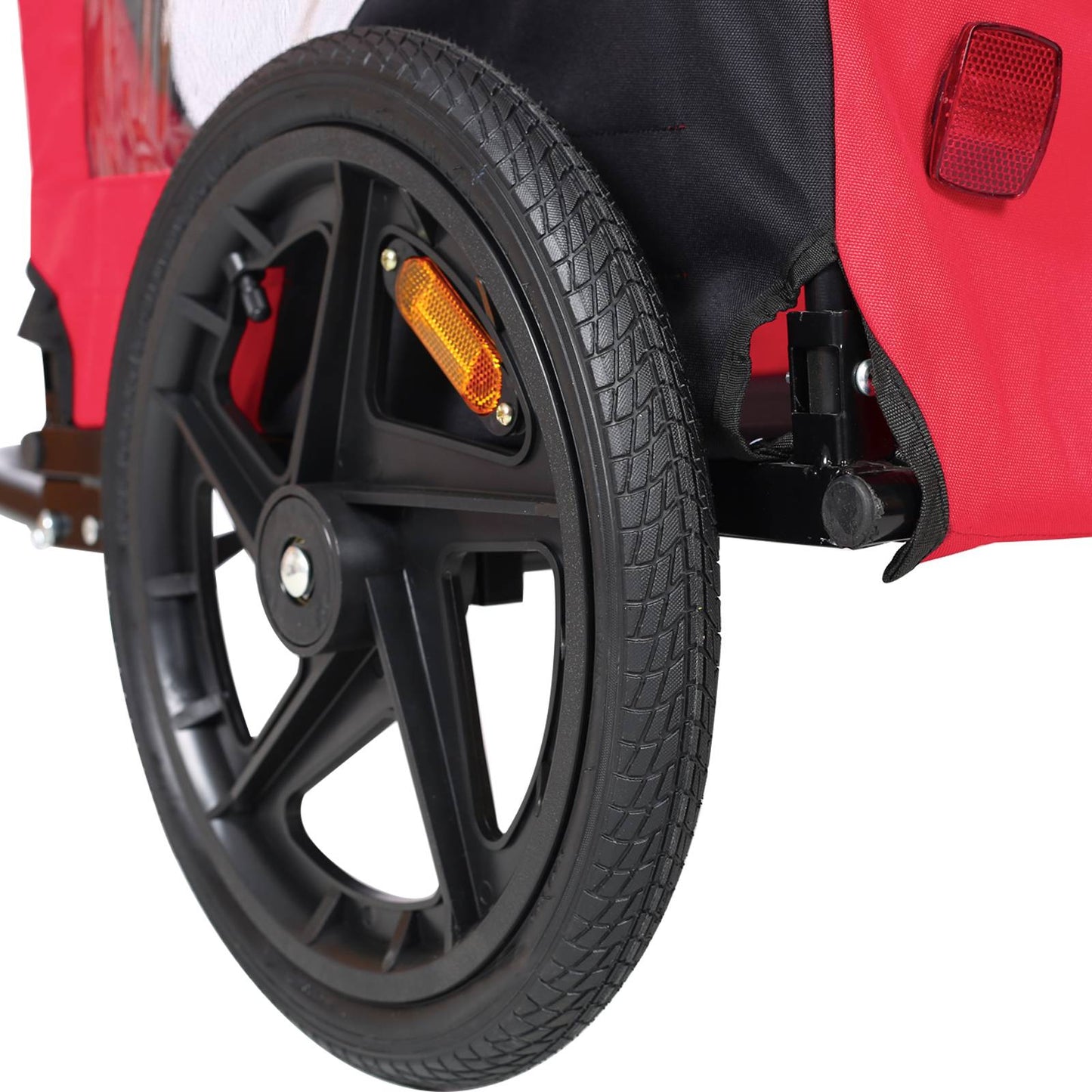 US Local Bicycle Trailer For Pets Outdoor Foldable Dog Trailer With Reflectors