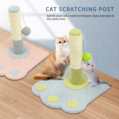 US Local Cute Paw Footprints Cat Scratch Columns, Grinding Claws To Play With Dual Functions, With Cute Footprint Shapes, Contracting Cats To Grind Their Claws Happily