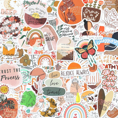 US Local Bible Verse Stickers, Inspirational Christian, Boho Bible Prayer Board, Religious Faith Phrase Stickers Study Supplies For Journaling Scrapbook