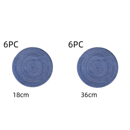 Western-style Placemat Home Placemat Coasters Heat Proof Mat