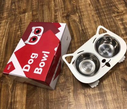 US Local Anti-falling Cat Dog Feeding Water Bowl