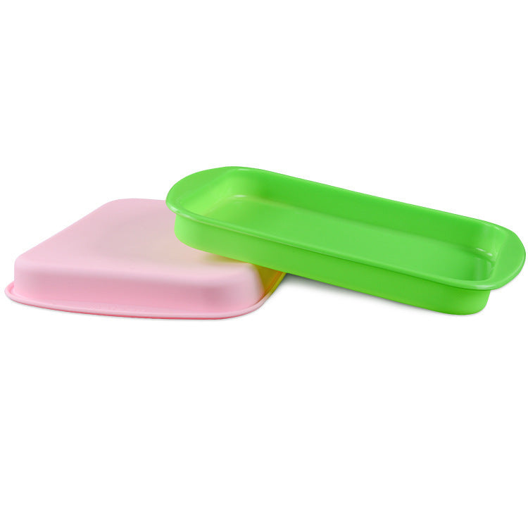 Spot silica gel cake mold oven with baking tool resistant to high temperature rectangular cake baking tray
