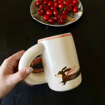 Sausage Dog And West Highland Coffee Cup