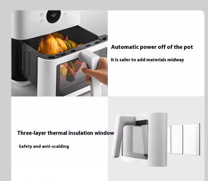 Visual Non Flip Electric Fryer Oven