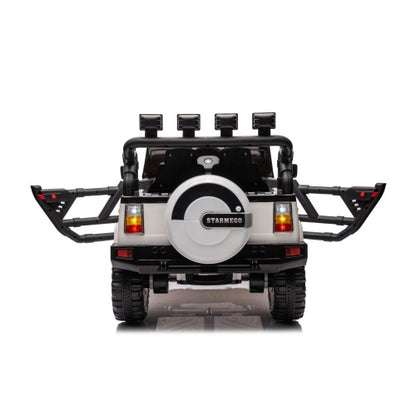 US Local 12v7a 30wX2 Four-wheel Drive Leather Seats Can Be Started With One Button, Forward And Backward, High And Low Speed, Music, Headlights, Power Display, And Two Doors Can Be Opened