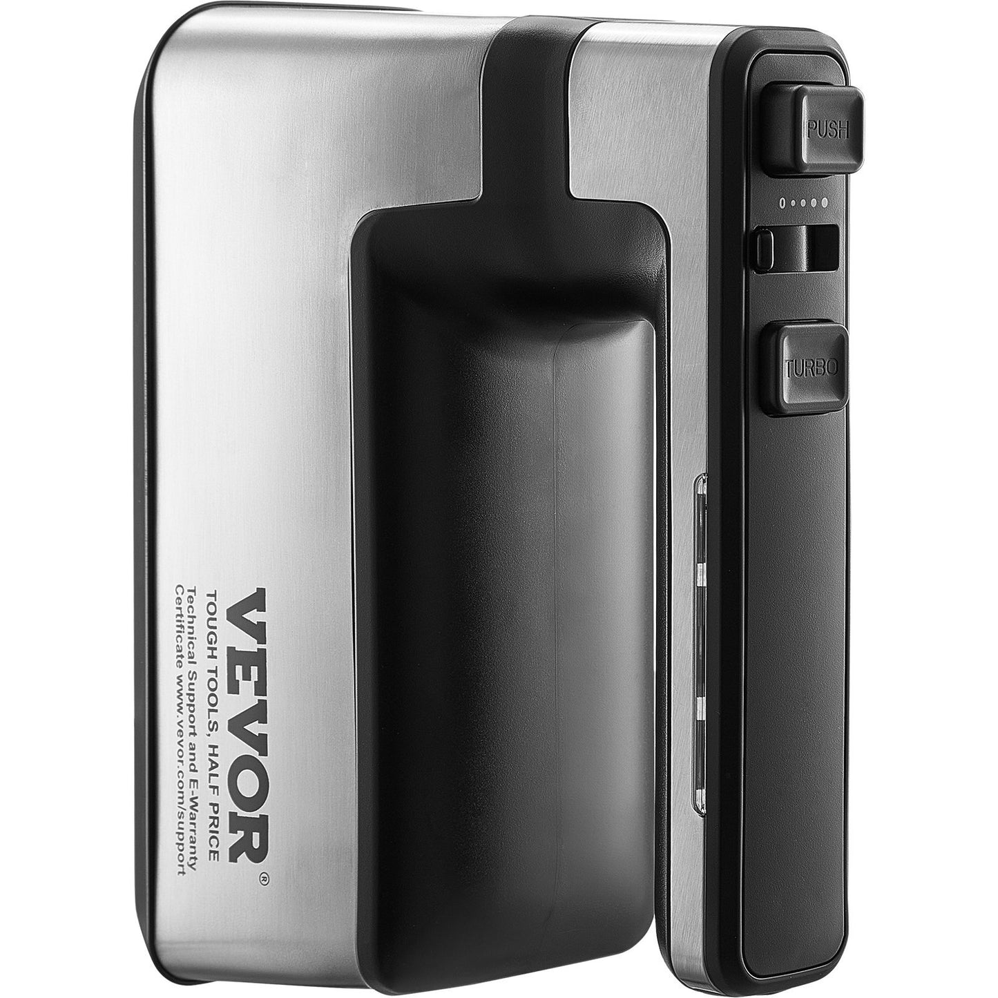 US Local VEVOR Cordless Electric Hand Mixer, 250W, Continuously Variable Electric Handheld Mixer, With Turbo Boost Beaters Dough Hooks Storage Bag, Baking Supplies For Whipping Mixing Egg Cookie Cake Cream