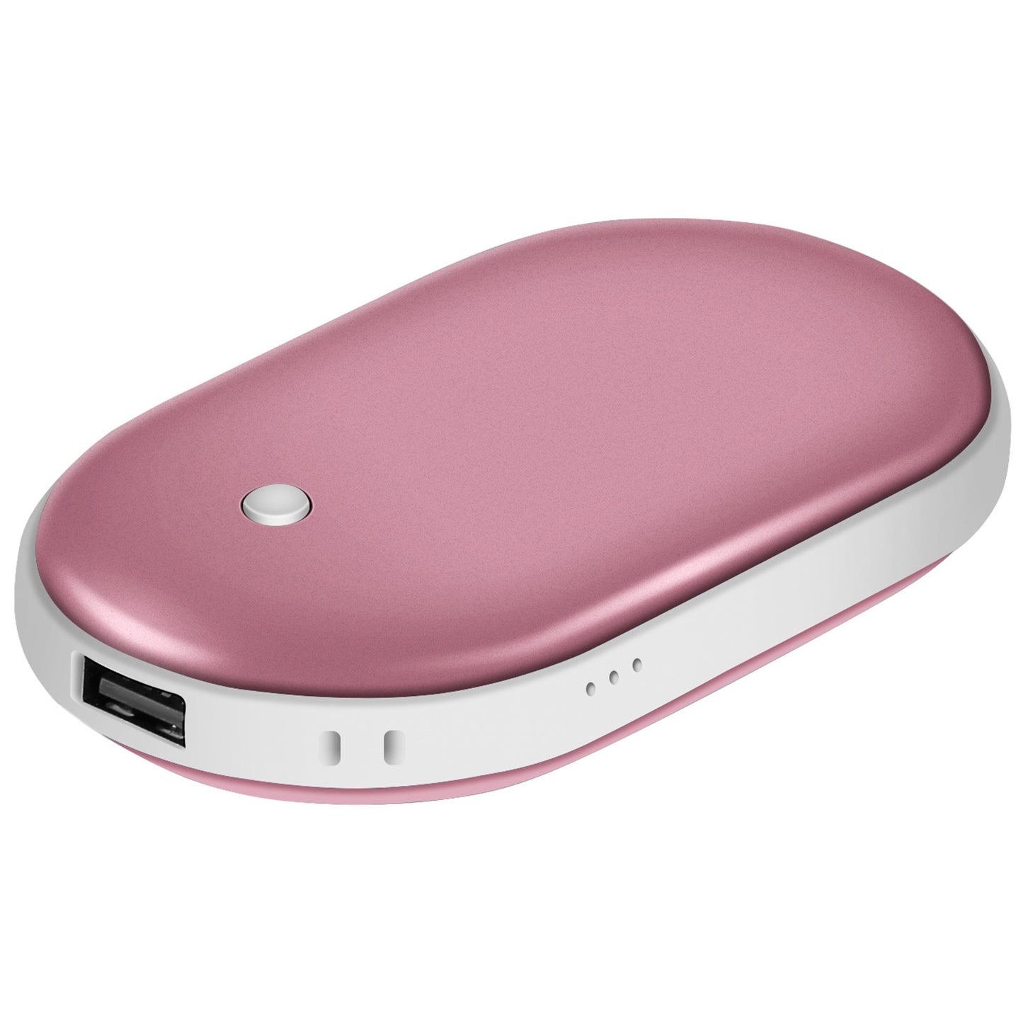 US Local 1Pc Portable Hand Warmer 5000mAh Power Bank Rechargeable Pocket Warmer Double-Sided Heating Handwarmer