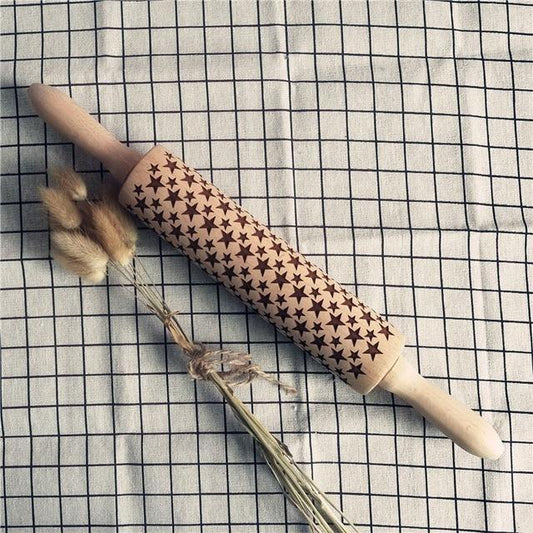 USA Local Rolling Pin Christmas Embossing