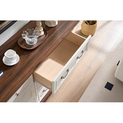 US Local Farmhouse Style 6 Drawer Dresser Chest With Base Wooden Rustic Chest Of Drawers, Storage Dresser Organizer For Bedroom, Living Room, Beautiful Sturdy And Durable