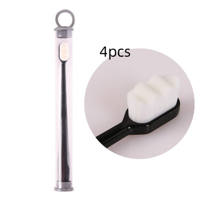 US Local Ultra-fine Toothbrush Super Soft Bristle Deep Cleaning Brush Portable For Oral Care Tools Teeth Care Oral Cleaning Travel