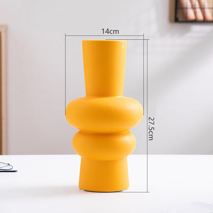 US Local Ceramic Vase Flower Nordic Minimalist Living Room Decoration