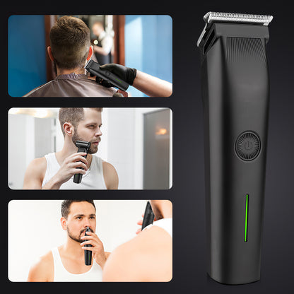 US Local Beard Trimmer, 3 In 1 Hair Clippers And Mens Grooming Kit, Face, Nose, Ear Hair Trimmer - Black