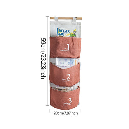 US Local Three-layer Hanging Storage-Pink 5095