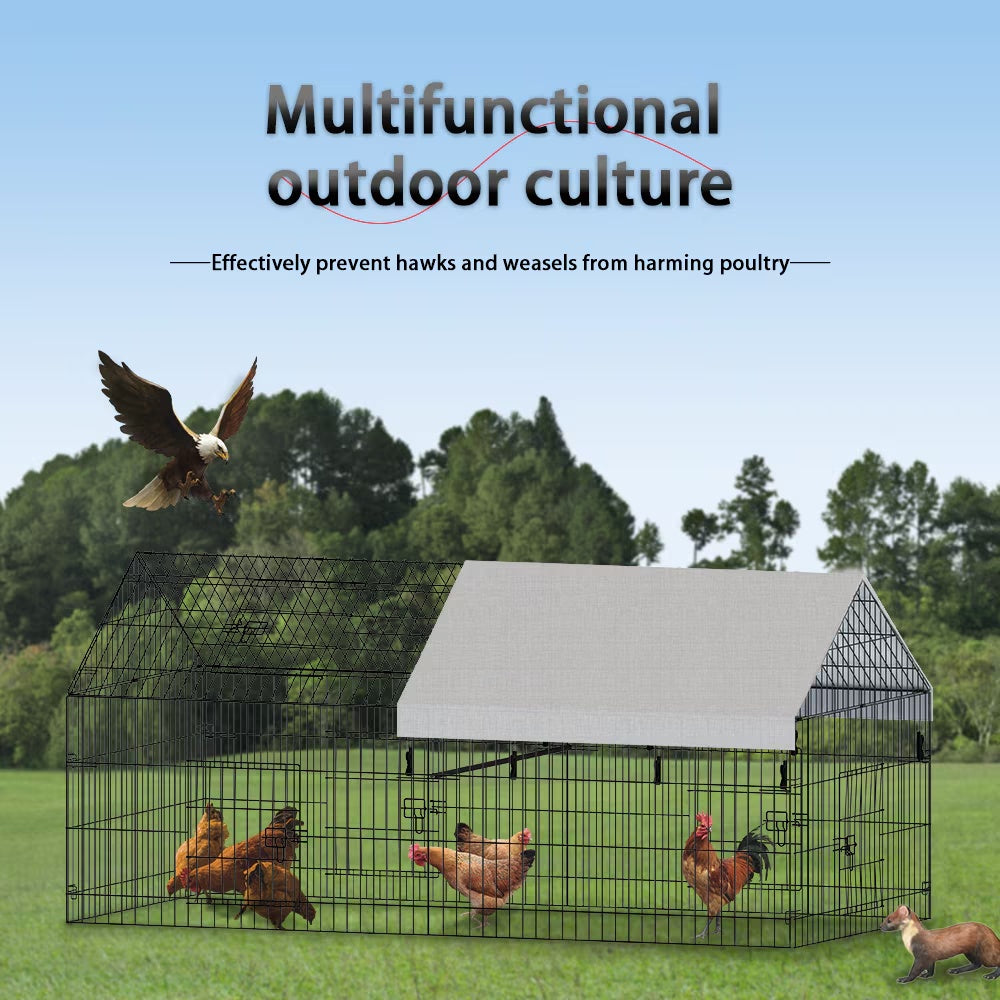 US Local Pointed Wire Chicken Coop For Poultry Breeding