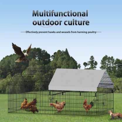 US Local Pointed Wire Chicken Coop For Poultry Breeding