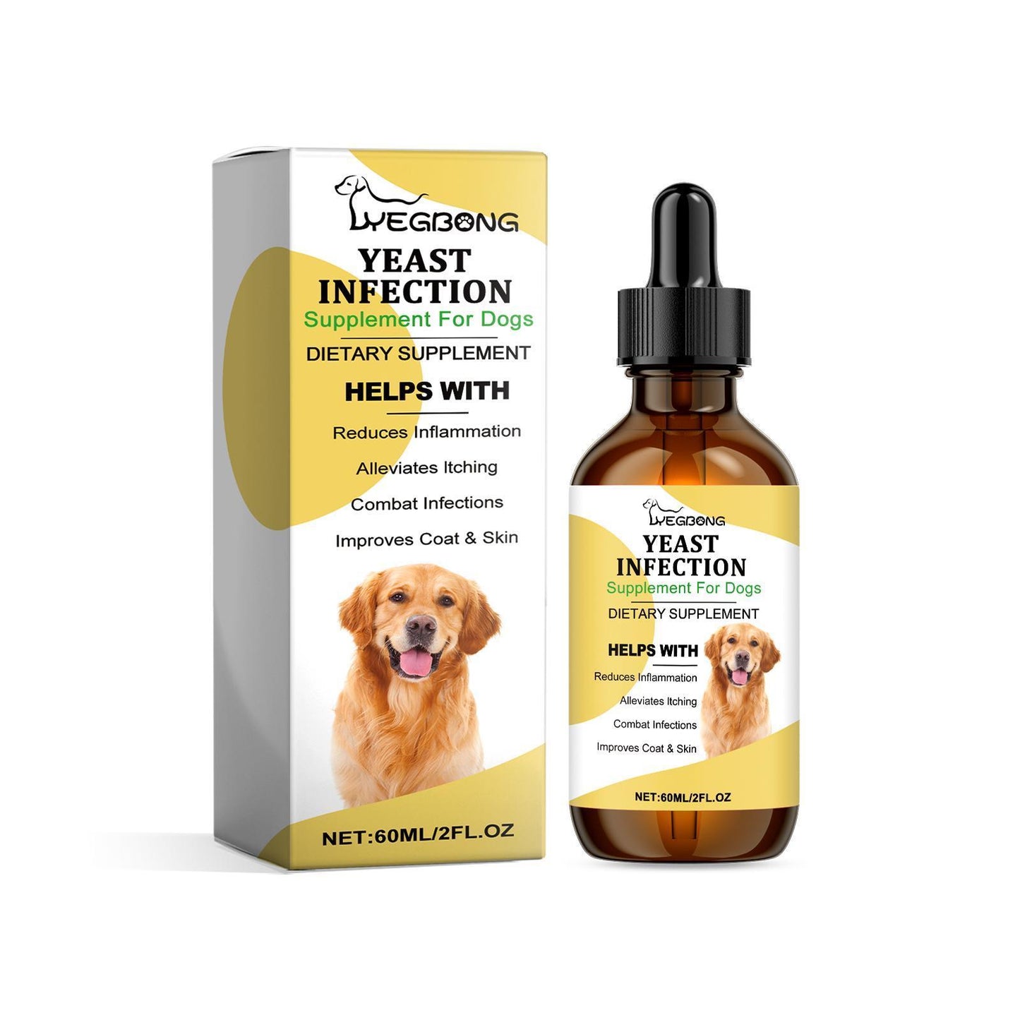 US Local Yebang Pet Herbal Supplement Herbal Yeast Supplement For Soothing Pet Skin Care